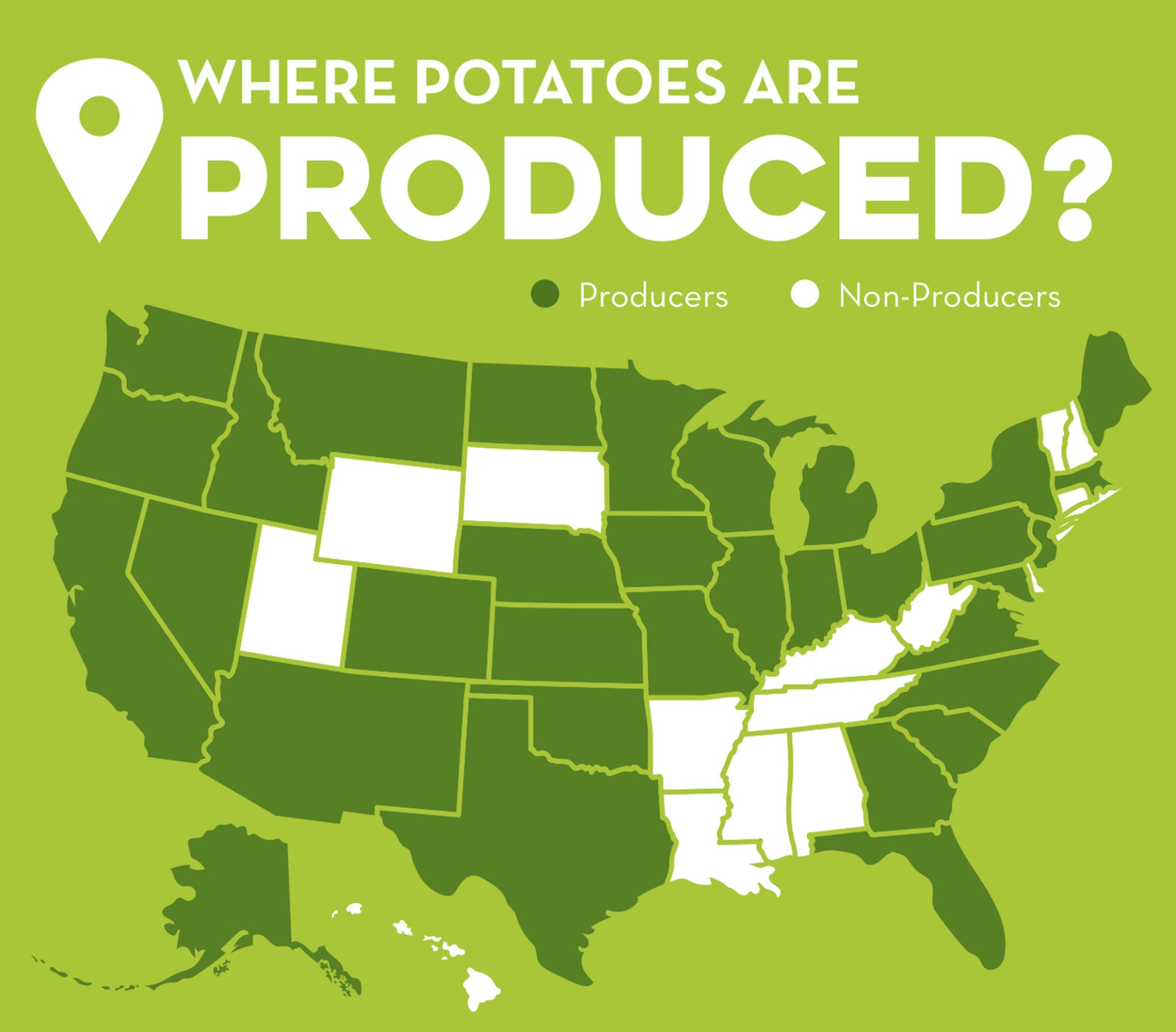 Where Potatoes are Grown National Potato Council