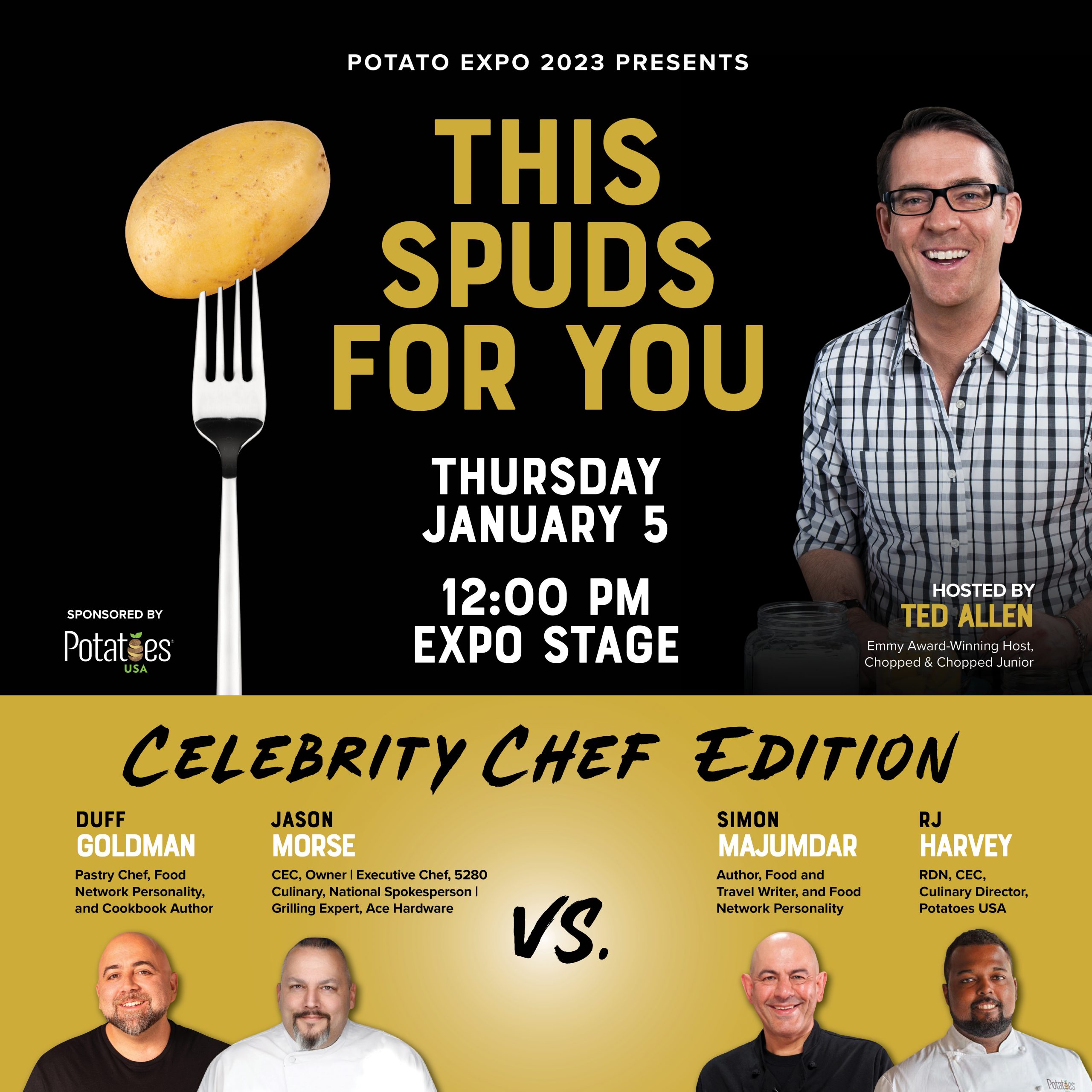 Starstudded Potato Expo 2023 to Feature Celebrity Chefs, ‘Chopped’ and